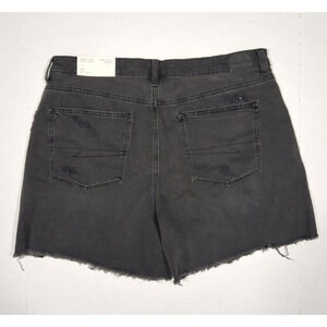 American Eagle Womens Denim Shorts Size 16 High Rise Baggy Comfort Stretch